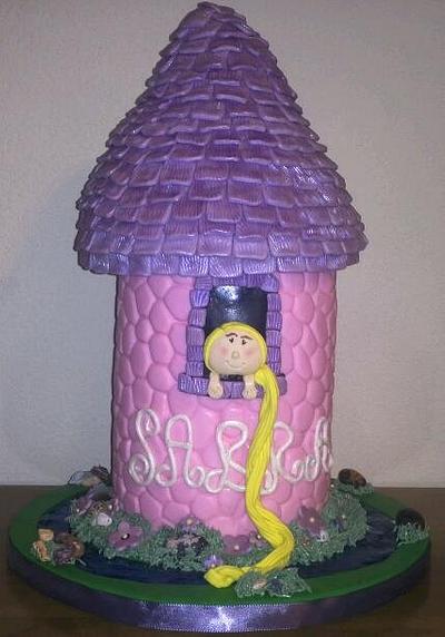 Rapunzel Cake  - Cake by Aujané's Cake Supplies