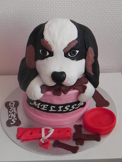 cake dog  - Cake by cendrine