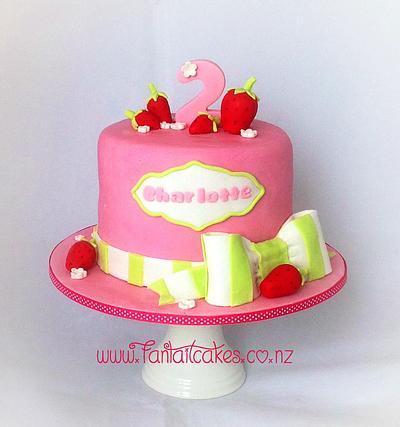 Strawberry Shortcake - Cake by Fantail Cakes