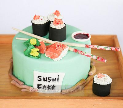 sushi cake - Cake by ilaria pelucchi