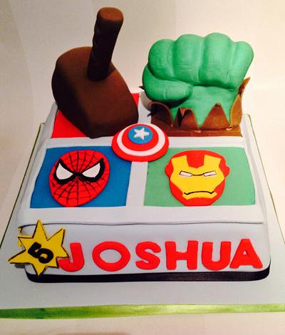 Avengers Cake - Cake by Kake and Cupkakery
