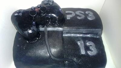 ps3 cake  - Cake by maggie thompson