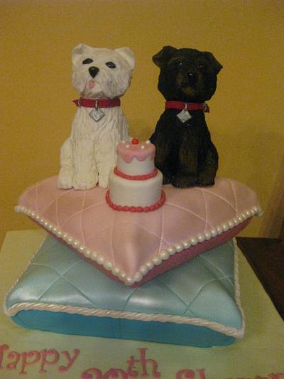 Posh Pooches - Cake by Novel-T Cakes
