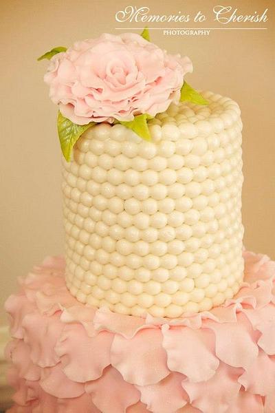 Pink and Pearls for CC Magazine - Cake by Tiffany Palmer