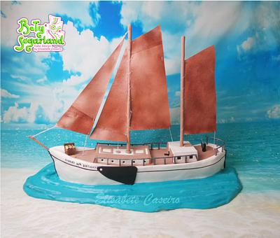 Sailing boat - Cake by Bety'Sugarland by Elisabete Caseiro 
