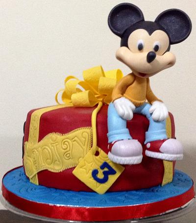 3rd Birthday Mickey Mouse Cake - Cake by MariaStubbs