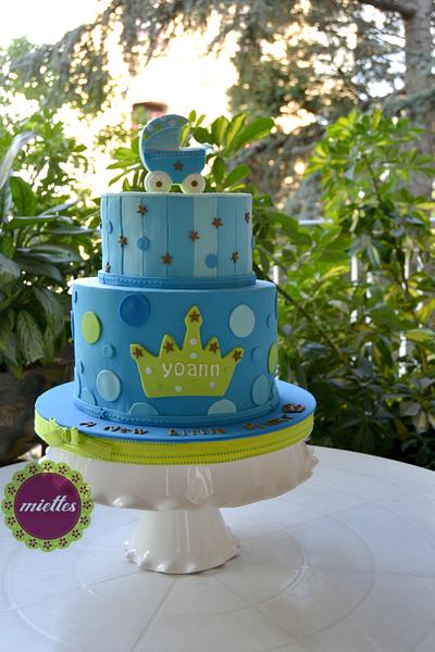 A New Little Prince Baby Shower - Cake by miettes