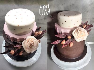 Vintage wedding cake  - Cake by dortUM