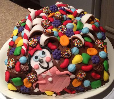 Candy crush explosion cake - Cake by Java