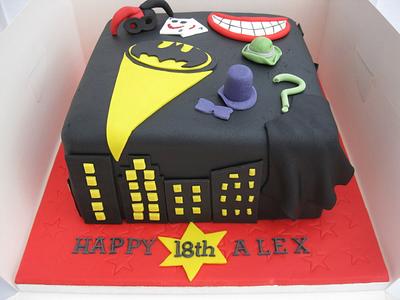 Batman - Cake by Combe Cakes