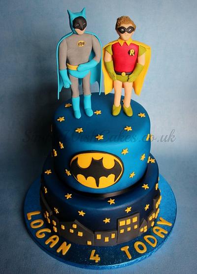 Batman and Robin - Cake by Stef and Carla (Simple Wish Cakes)
