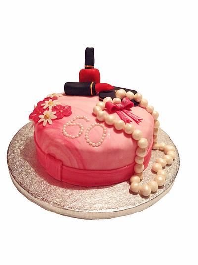 Girlie Birthday Cake - Cake by VikkiCakeDiddly