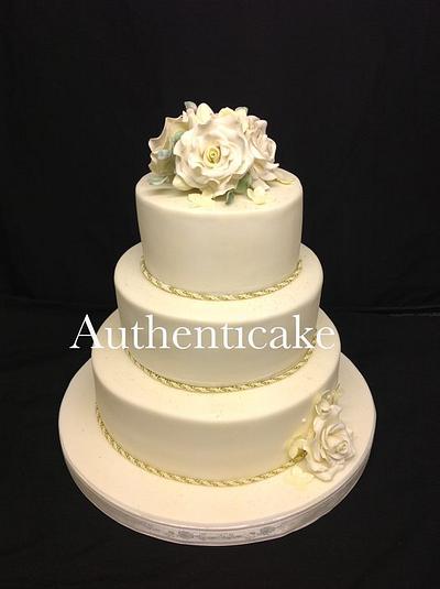 Yesterday's wedding cake  - Cake by Ange Cliffe