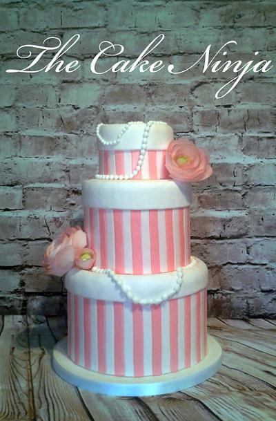 Hatbox Wedding Cake - Cake by Tiddy