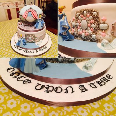 Cinderella themed cake - Cake by Mayasbakingboutique