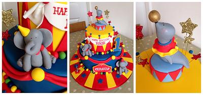 Herbies travelling circus. 💛❤️💙 - Cake by Rose and Jam
