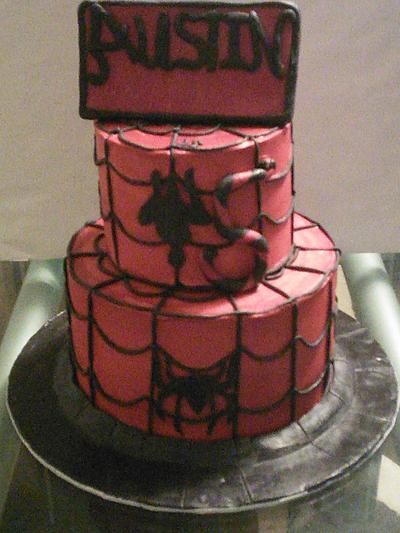 Spiderman cake - Cake by Bee Dazzled Cakes