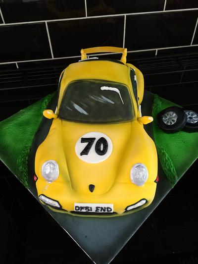 Sports car - Cake by Paul of Happy Occasions Cakes.