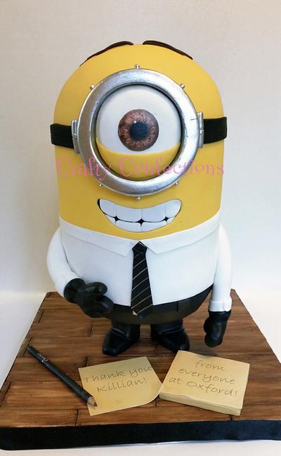 Office Minion Stuart! - Cake by Craftyconfections