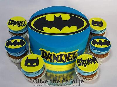 Batman Cake and cupcake - Cake by Oliverine Čarolije 
