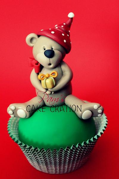 cupcake teddy bear - Cake by Pamela Iacobellis