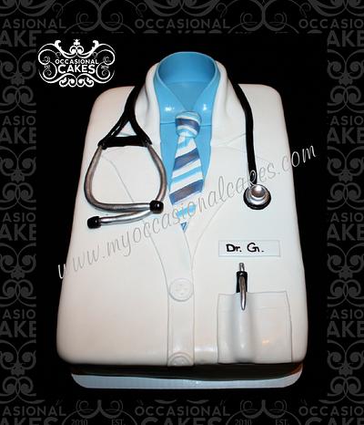 Doctor's Coat Cake - Cake by Occasional Cakes