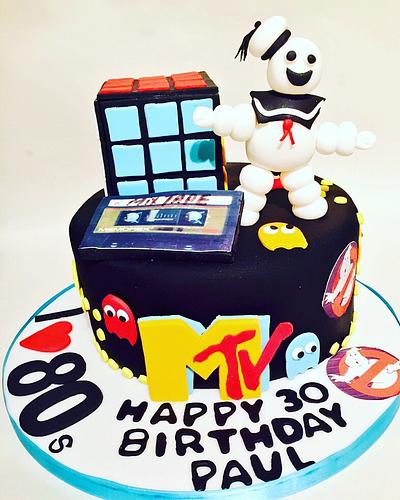 80s themed cake - Cake by Kake and Cupkakery