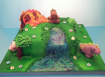 Dinosaur Cake - Cake by Sarah Poole