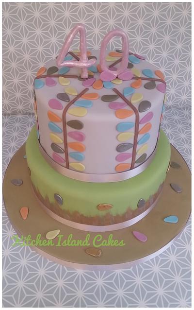 Designer Inspired 40th cake - Cake by Kitchen Island Cakes