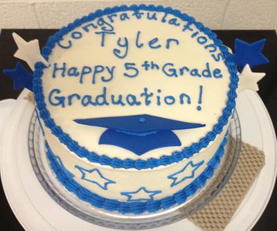 5th Grade Graduation - Cake by Cakebuddies