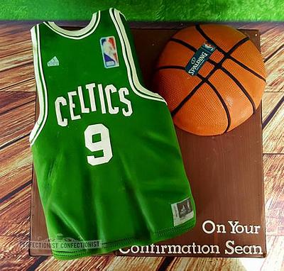 Sean - Boston Celtics Confirmation Cake - Cake by Niamh Geraghty, Perfectionist Confectionist