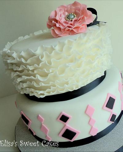 Bridal shower cake - Cake by Elisa's Sweet Cakes