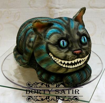 Cheshire cat - Cake by Cakes by Satir