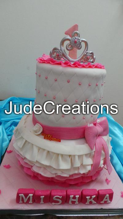 Princess Tiara Themed Cake - Cake by JudeCreations