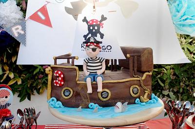 A ship for my little Pirate - Cake by Mis Dulces Tentaciones - Mariel