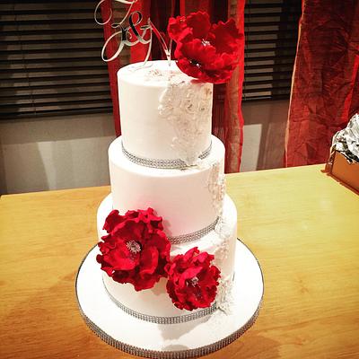 Vintage wedding cake  - Cake by Shuheila