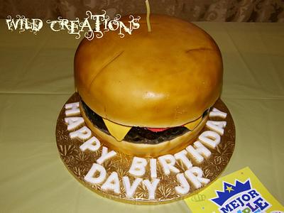 Cheese Burger Cake - Cake by wildcreationspr