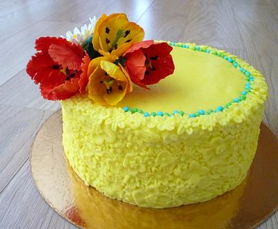 Flower cake  - Cake by Janka