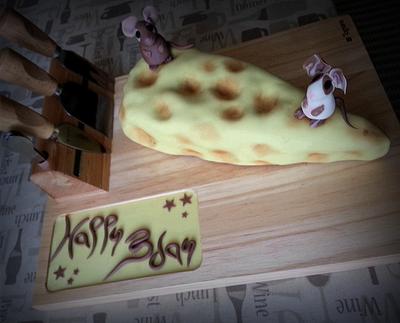 happy bday cheese cake - Cake by kiara