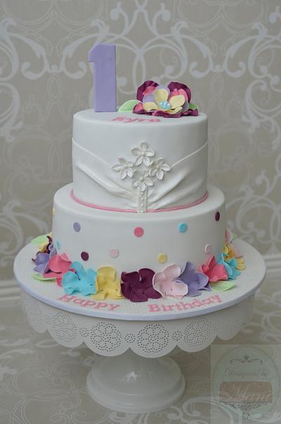 1st Birthday cake - Cake by designed by mani