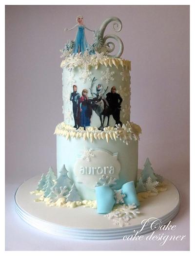 little frozen cake <3 - Cake by JCake cake designer