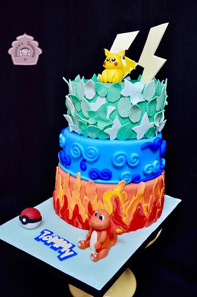 Pokemon Cake  - Cake by Alessia's Sweetness 