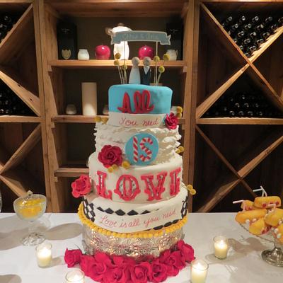 All You Need is Love - Cake by Maty Sweet's Designs
