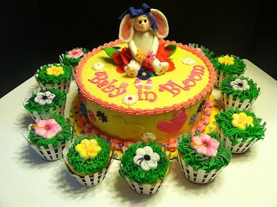 Spring Baby Shower Cake - Cake by Anna Hernandez