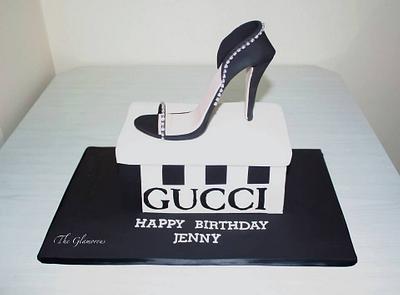 Gucci sugar shoe - Cake by theglamorouscakes