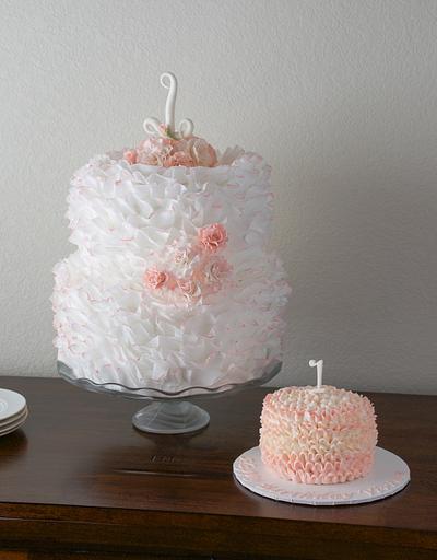 Shabby Chic Birthday Cake - Cake by RedHeadCakes