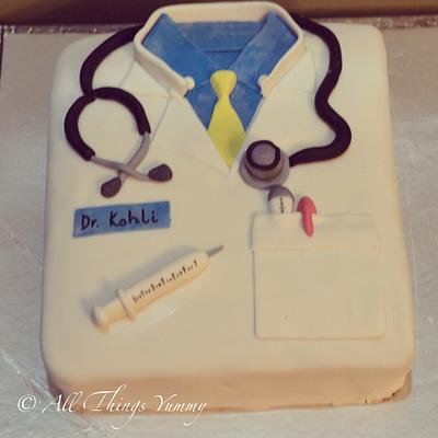 The doctor coat cake  - Cake by All Things Yummy