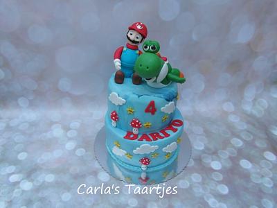 Mario&Yoshi Cake - Cake by Carla 