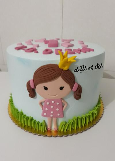 كيكة الفتاة الصغيره - Cake by Alhudacake 