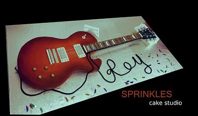 Guitar - Cake by Sprinkles Cake Studio